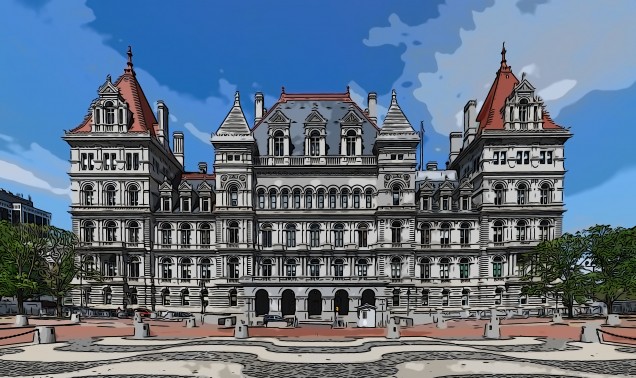 New York State Capitol Albany 1899