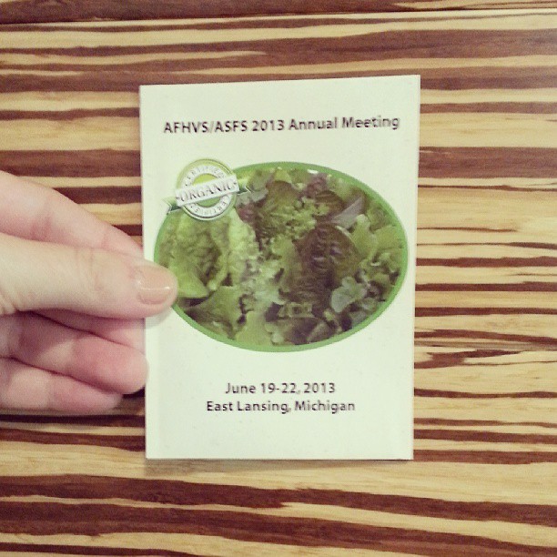 Lettuce Seeds from the Conference Program/image via KC Hysmith