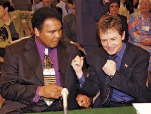 Muhammed Ali and Michael J. Fox are two celebrities battling Parkinson's Disease.