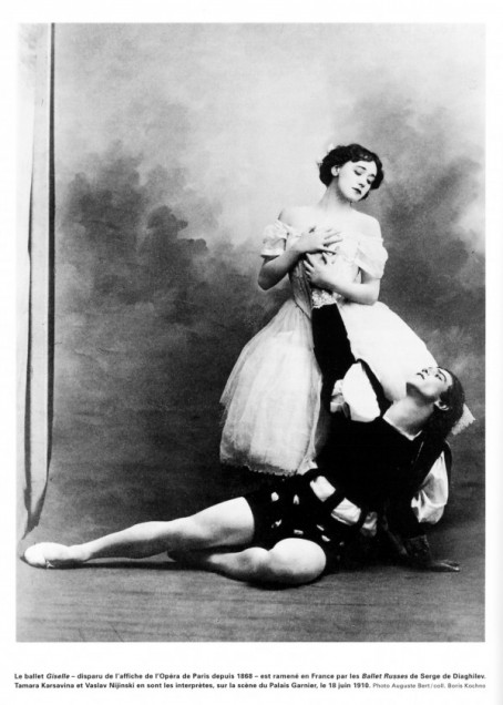 Tamara Karsavina and Vaslav Nijinsky in Giselle, 1910