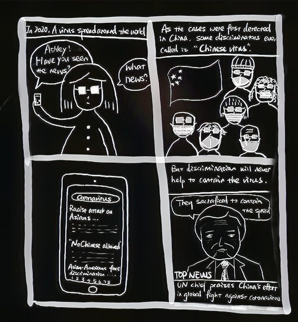 Comic about pandemic