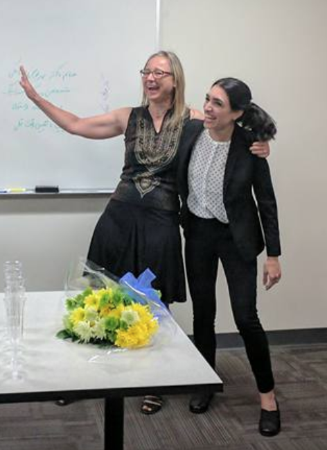 defended her phd