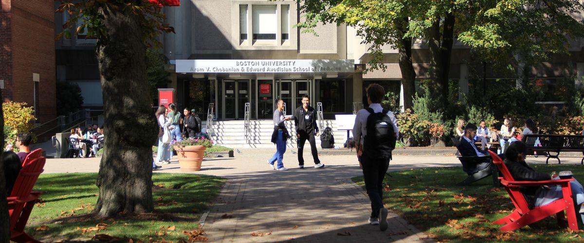 Photo of BU CAMED L Building entrance