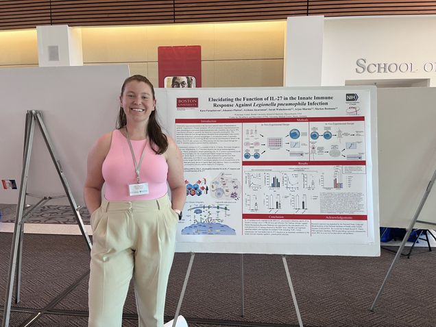 Kara Vasilew, poster at DEAF ROC