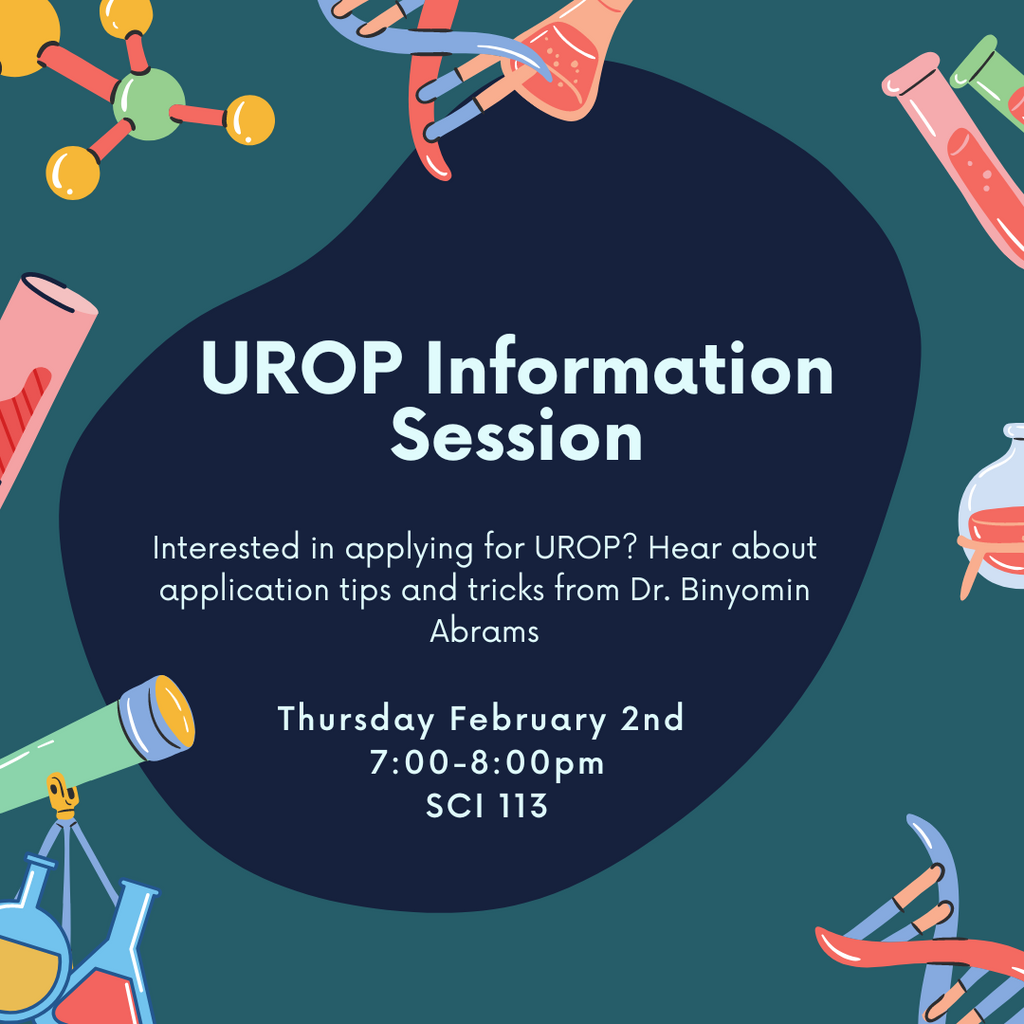 UROP Information Session with Dr. Abrams! Chemia