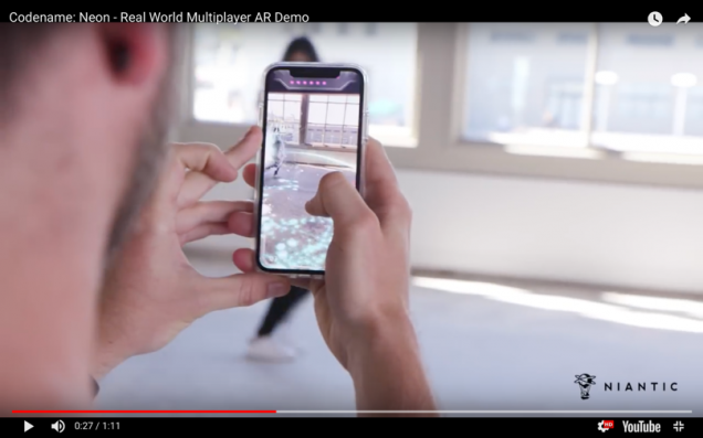 Real World Multiplayer AR Game Neon from Niantic