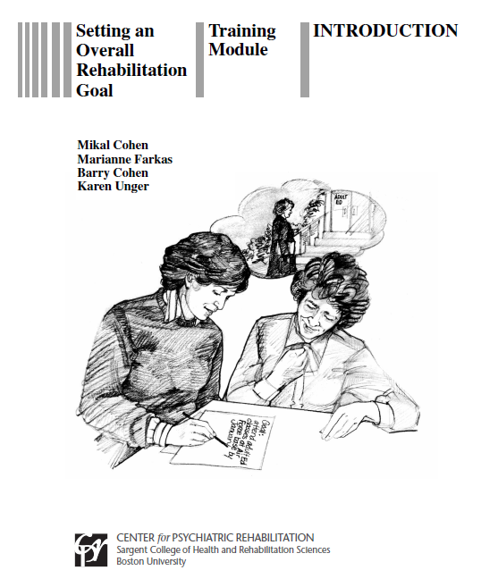Cover Art for the Introduction section of the Setting an Overall Rehabilitation Goal Training Module