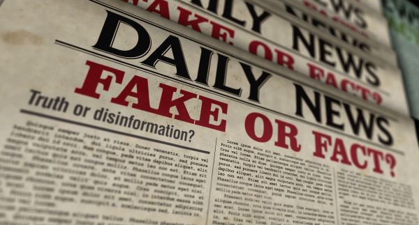 An image of a newspaper with the headline 'Fact or Fake' and a subheading 'Truth or disinformation'.