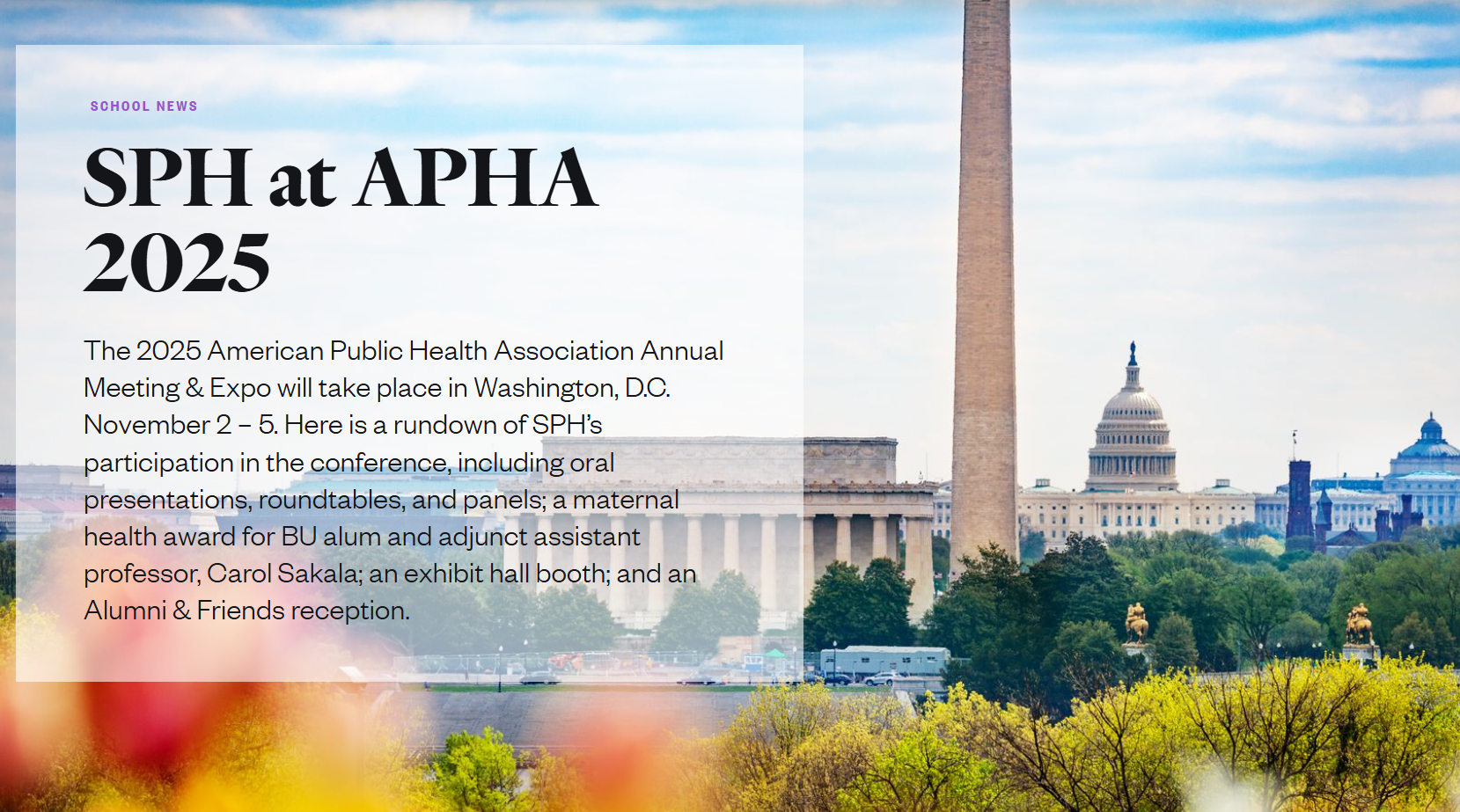 CTMH at 2025 American Public Health Association Annual Meeting | Center ...