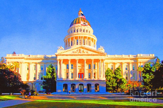 California State Capitol Sacramento By: Wingsdomain Art & Photography 