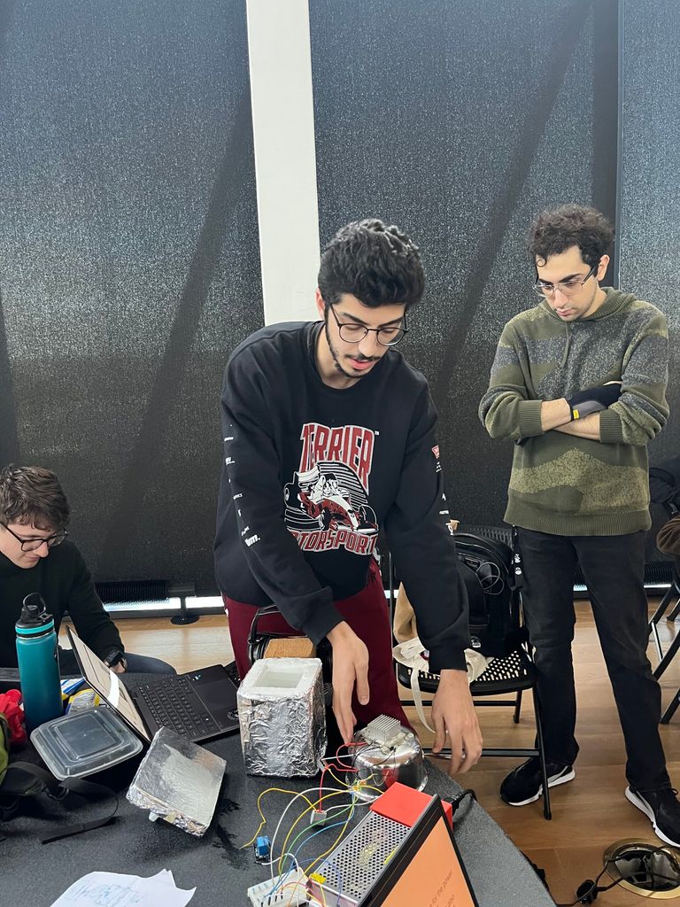 Students participating in Hackathon event 2023