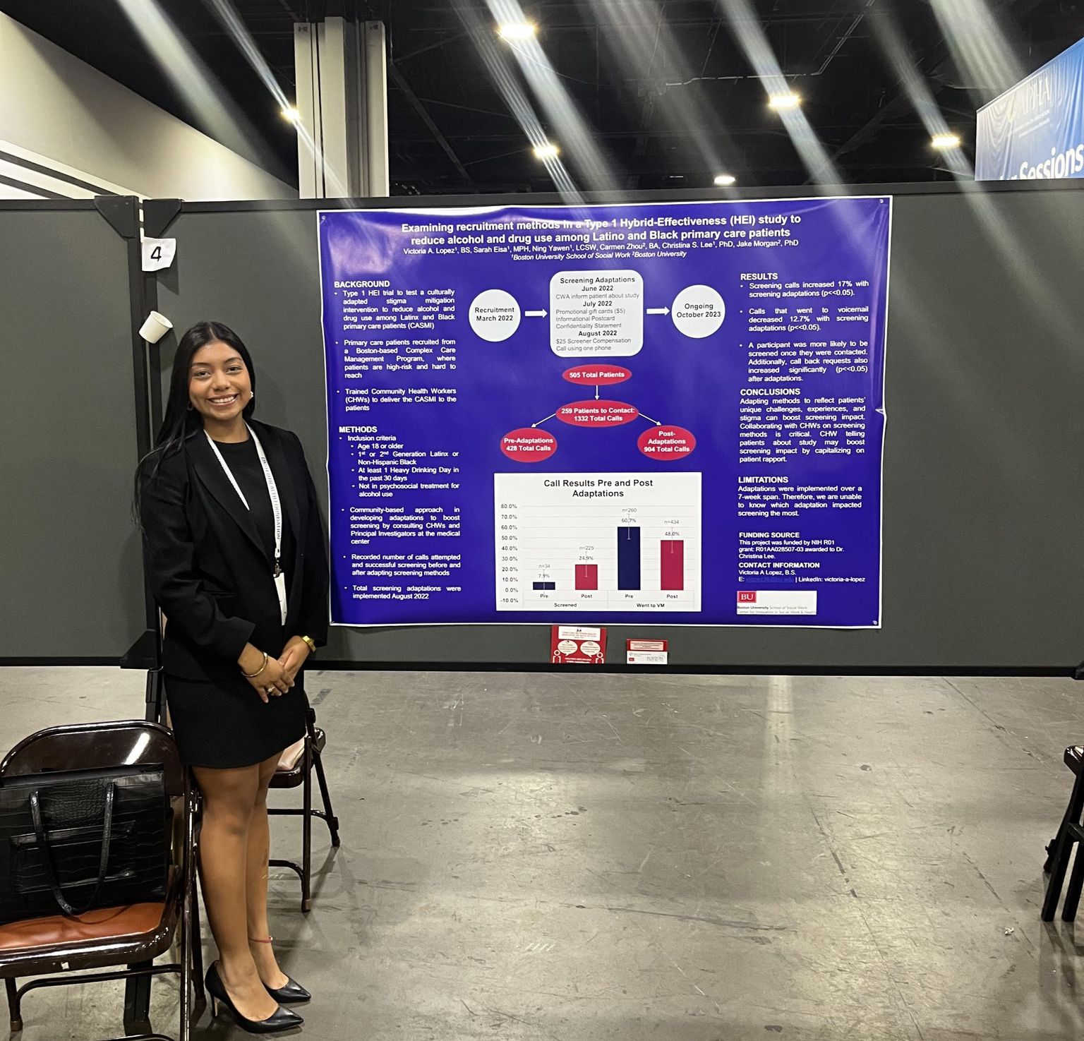 HEAL Lab Presents Poster on Recruitment at 2023 APHA Conference in