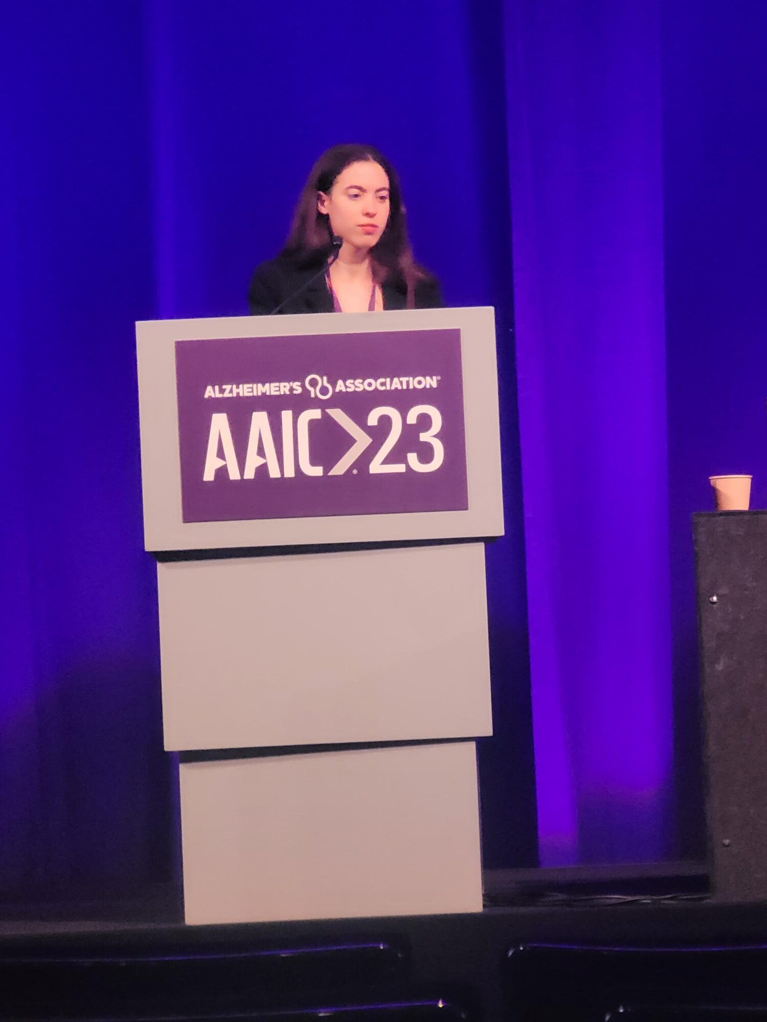 PhD Students and Trainees at AAIC 2023 In Amsterdam Jun Lab