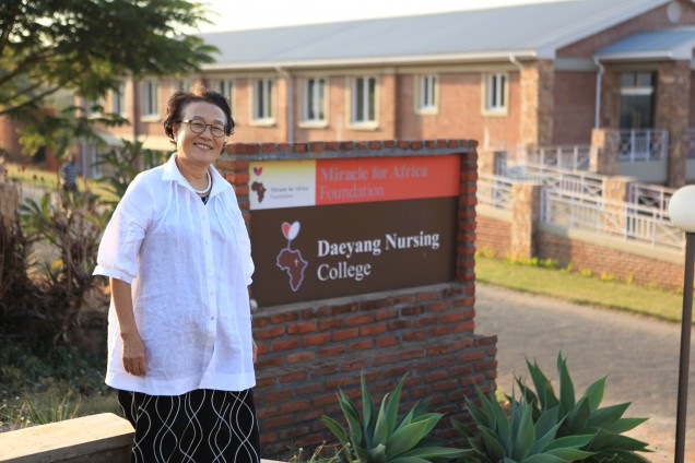 Susie Kim, a missionary and the president of Daeyang Nursing College in Malawi (Photo taken by Minseok Kim, Newskin)