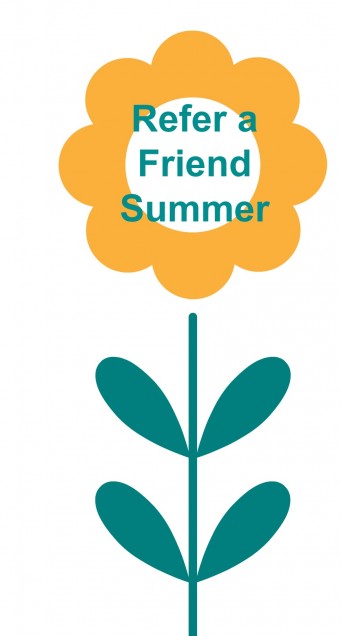 Refer a Friend Summer Flower