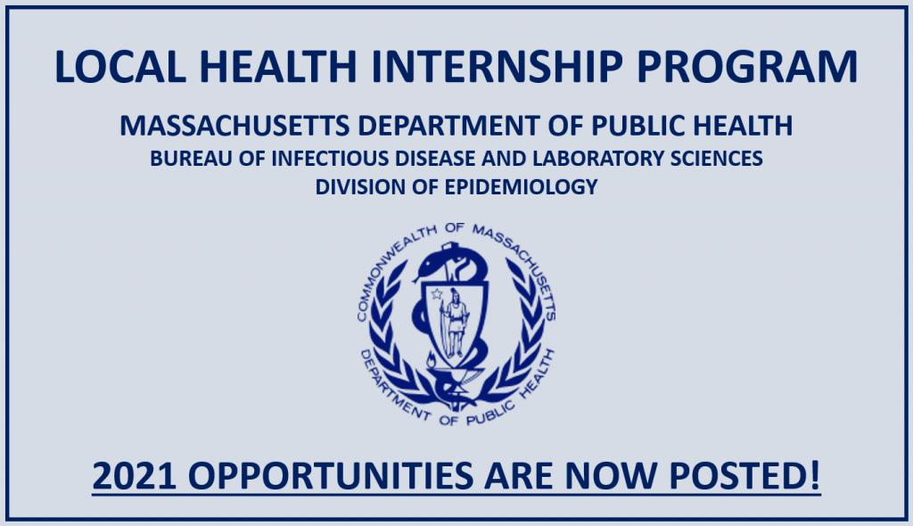 Student internships Local Public Health Institute of Massachusetts