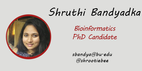 Shruthi Bandyadka, PhD Candidate, Email: sbandya@bu.edu, Twitter: @shrootiebee