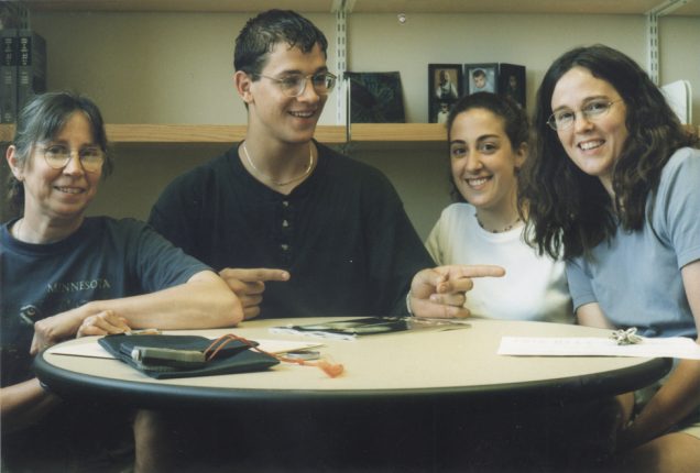 (left to right): Jeanne, Artem, Dana, Kim