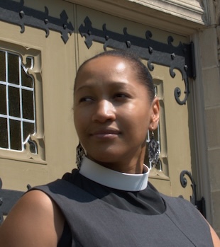 Rev. Mariama White-Hammond serious portrait.