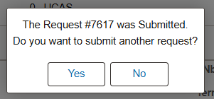 Example of Confirmation Message.