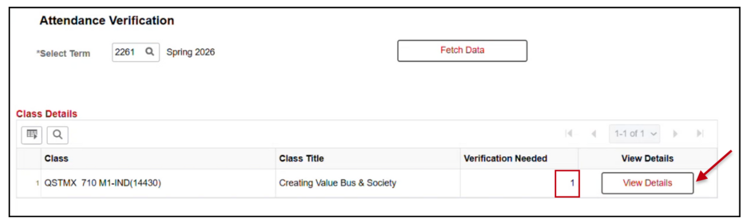 Faculty Attendance Verification Process | Student Information System ...