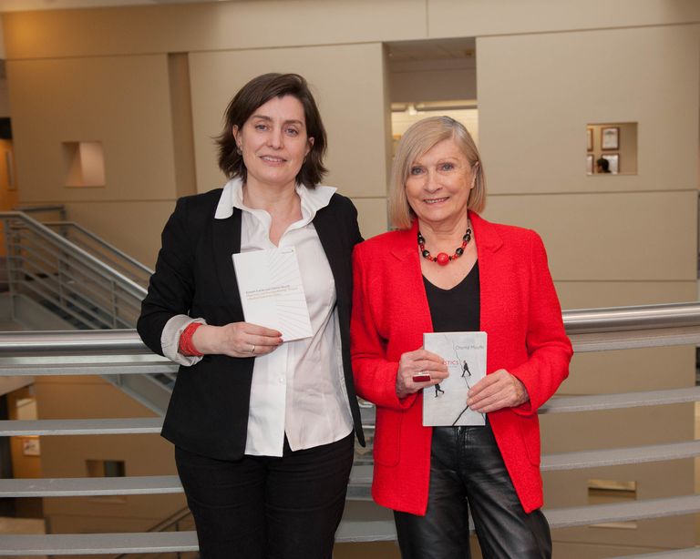 Prof. Perez with Chantal Mouffe