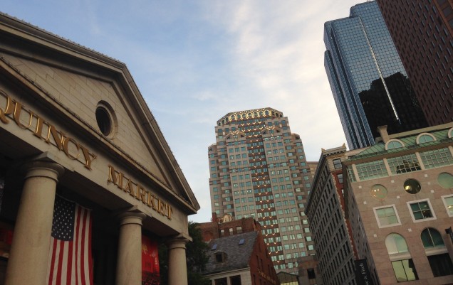 Image of Quincy Market building at Faneuil Hall market area