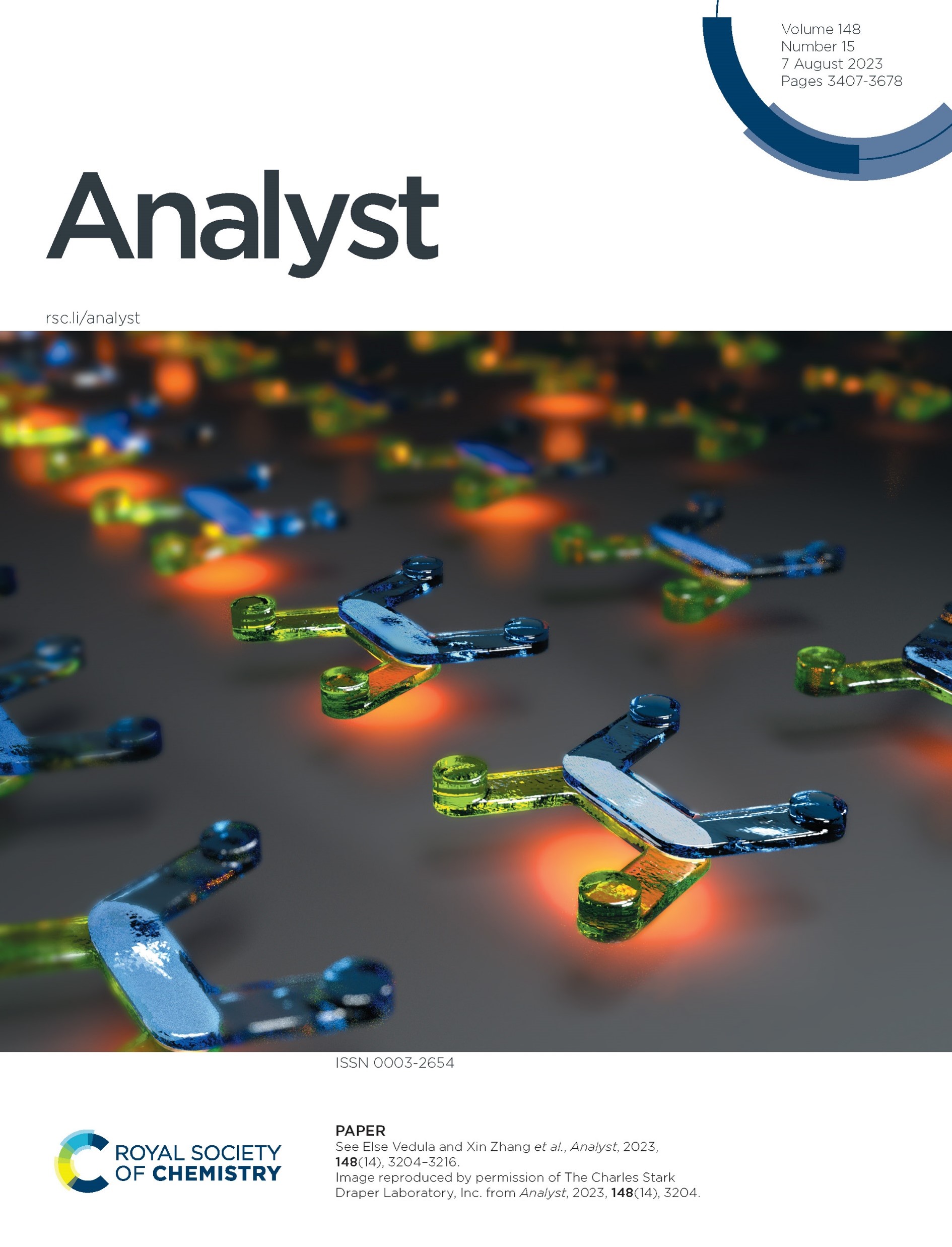 Cover of scientific journal